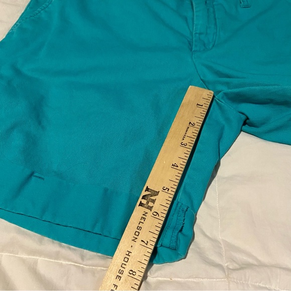 ☃️ Teal blue denim shorts. Size 10. 7” inseam. 100% cotton. - Picture 7 of 8